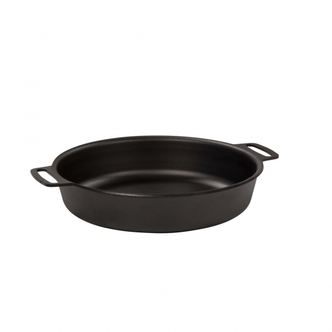 Kockums Stekpanna/Pajform, kolstål, ø24 cm