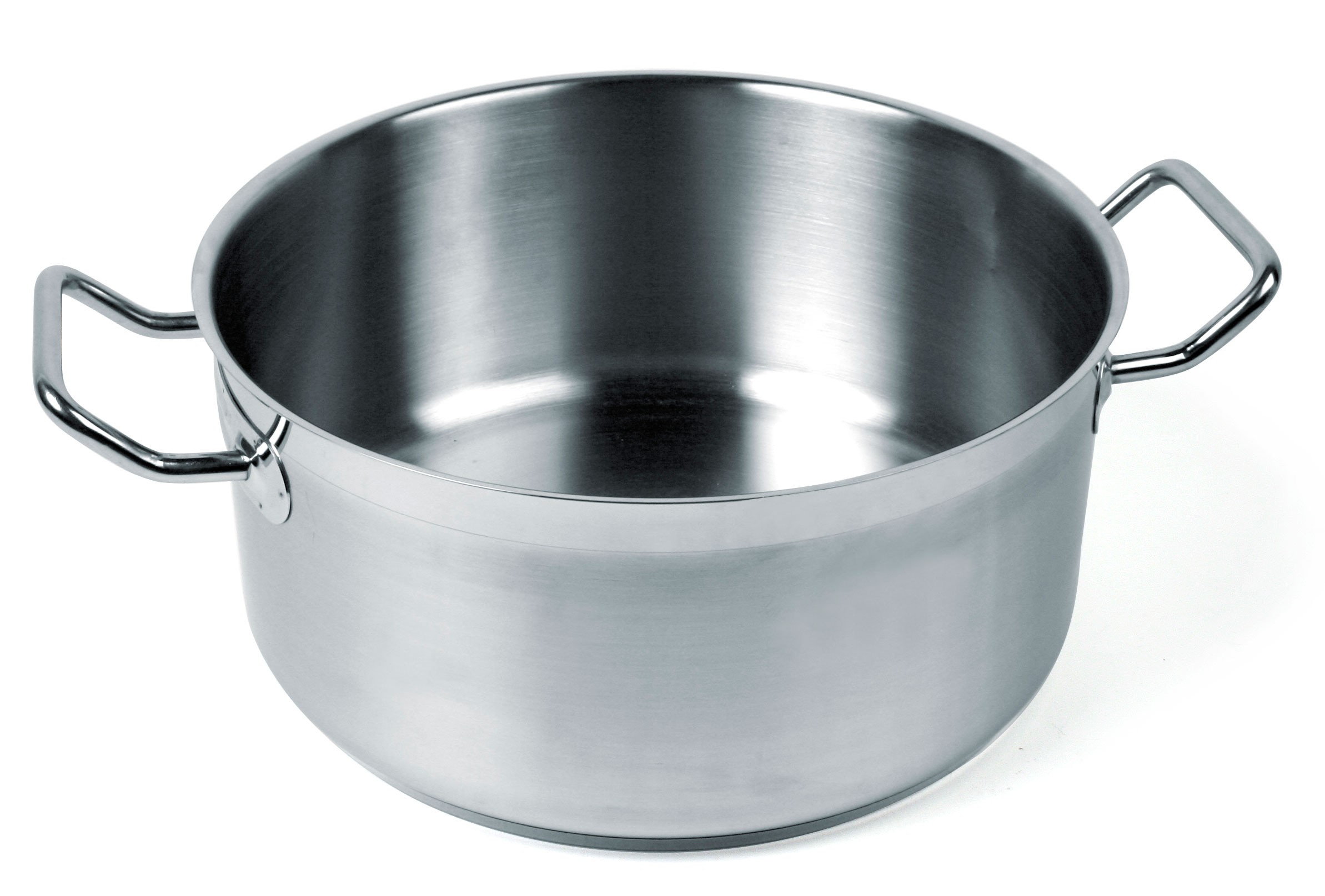 Gryta, rostfritt stål, 8 L, Ø28 cm - Exxent