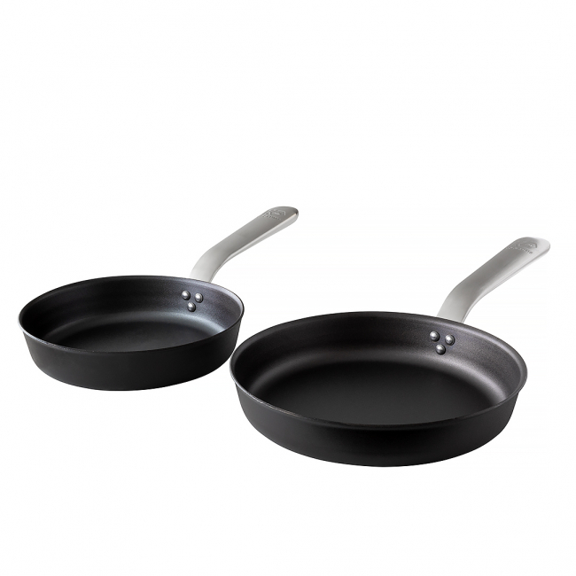 Kockums Paket Stekpanna med ergonomiskt handtag, 24 cm och 28 cm